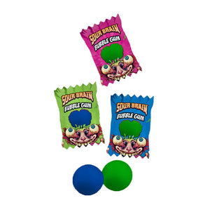 Sour Brain Bubble Gum (1-Piece) (4g)