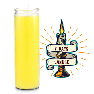 7 Days Candle - Yellow - Geel - The Junior's