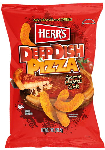 Herr's DeepDish Pizza Cheese Curls (198g)