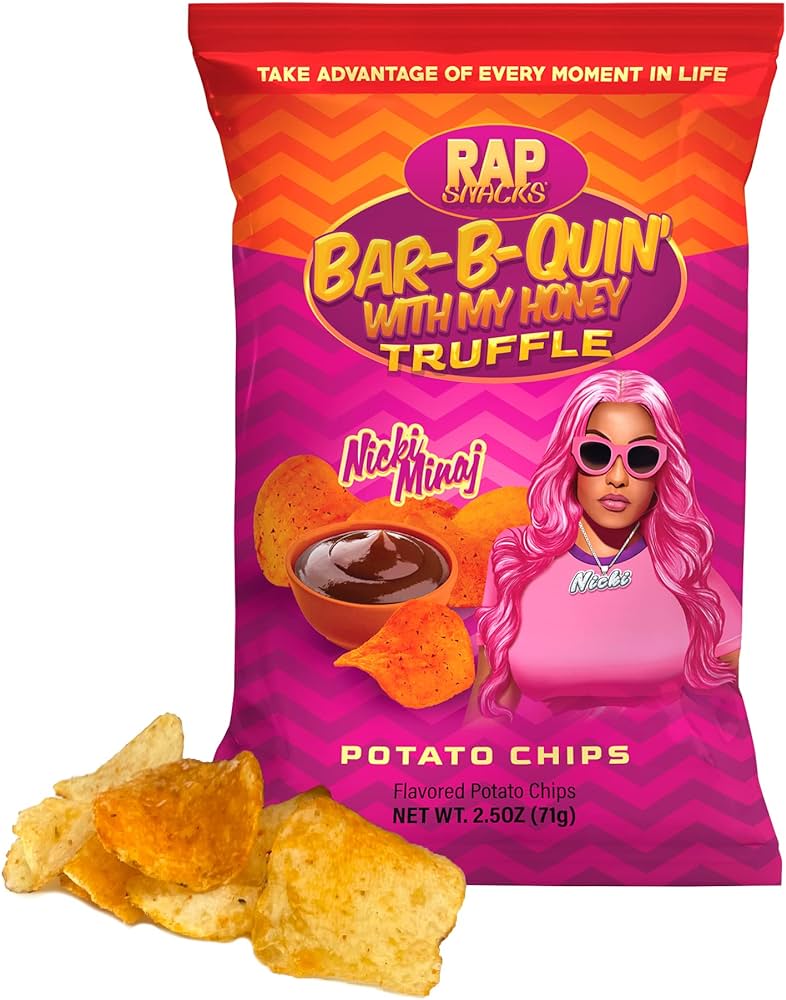 Rap Snacks - Nicki Minaj Bar-B-Quin' with My Honey Truffle Chips (71g)