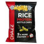 Chazz Rice Protein Kettle Chips, Dill Pickle (50g) USfoodz