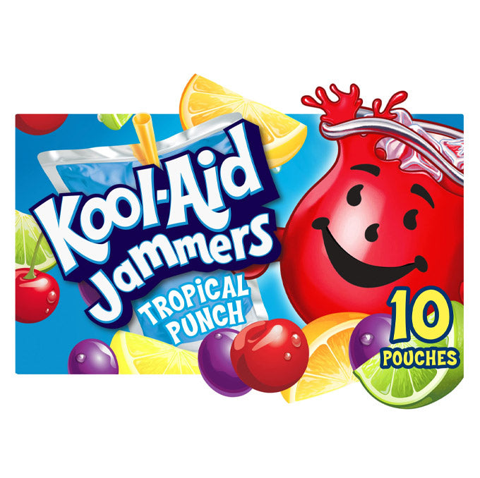 Kool-Aid Jammers, Tropical Punch (10-Pack) USfoodz