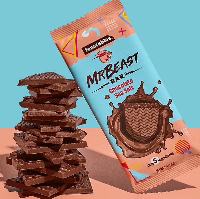 Feastables MrBeast Bar - Chocolate Sea Salt (60g)