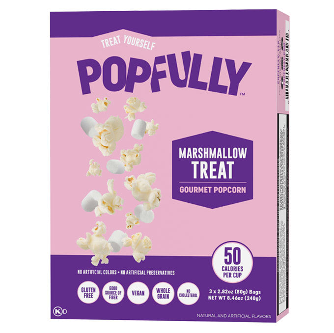 Popfully Popcorn - Marshmallow Treat (3-Pack) (240g)