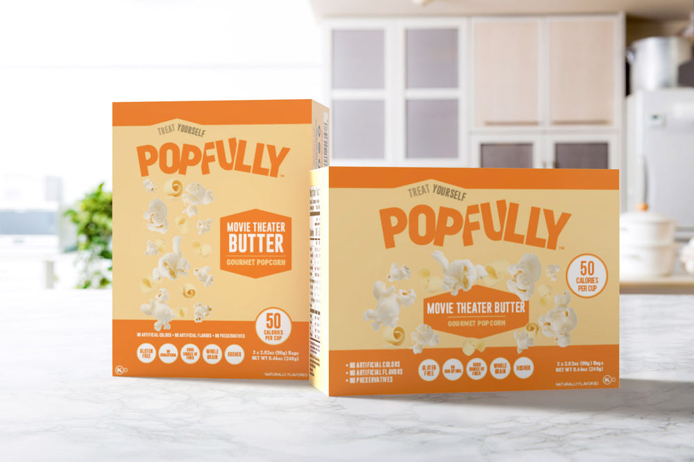 Popfully - Movie Theater Butter, 3-Pack (240g) online bij USfoodz 