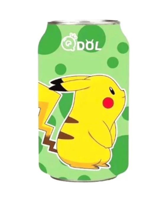 QDOL Pokemon Pikachu Sparking Water Lime 330ml