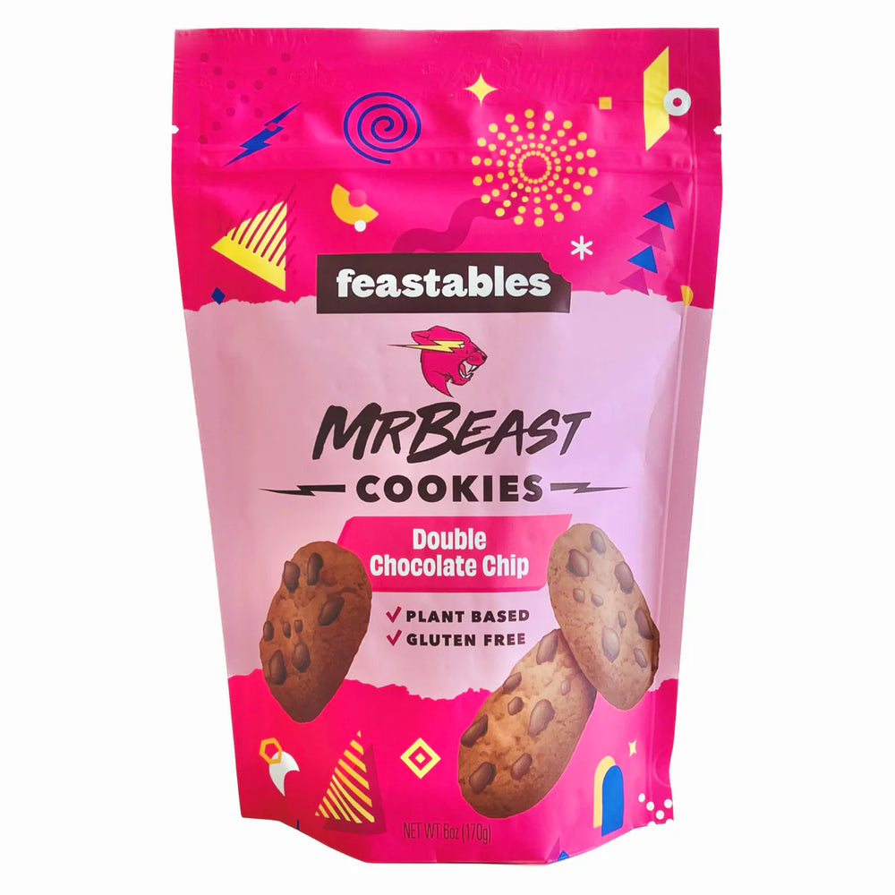 Feastables MrBeast Cookies - Double Chocolate Chip