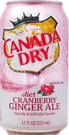 Canada Dry Diet Cranberry Ginger Ale (355ml)