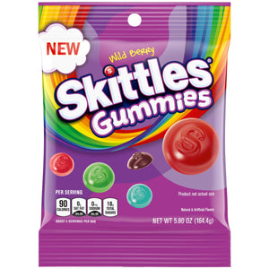 Skittles Gummies Wild Berry (164g) (BBD: 08-2023)