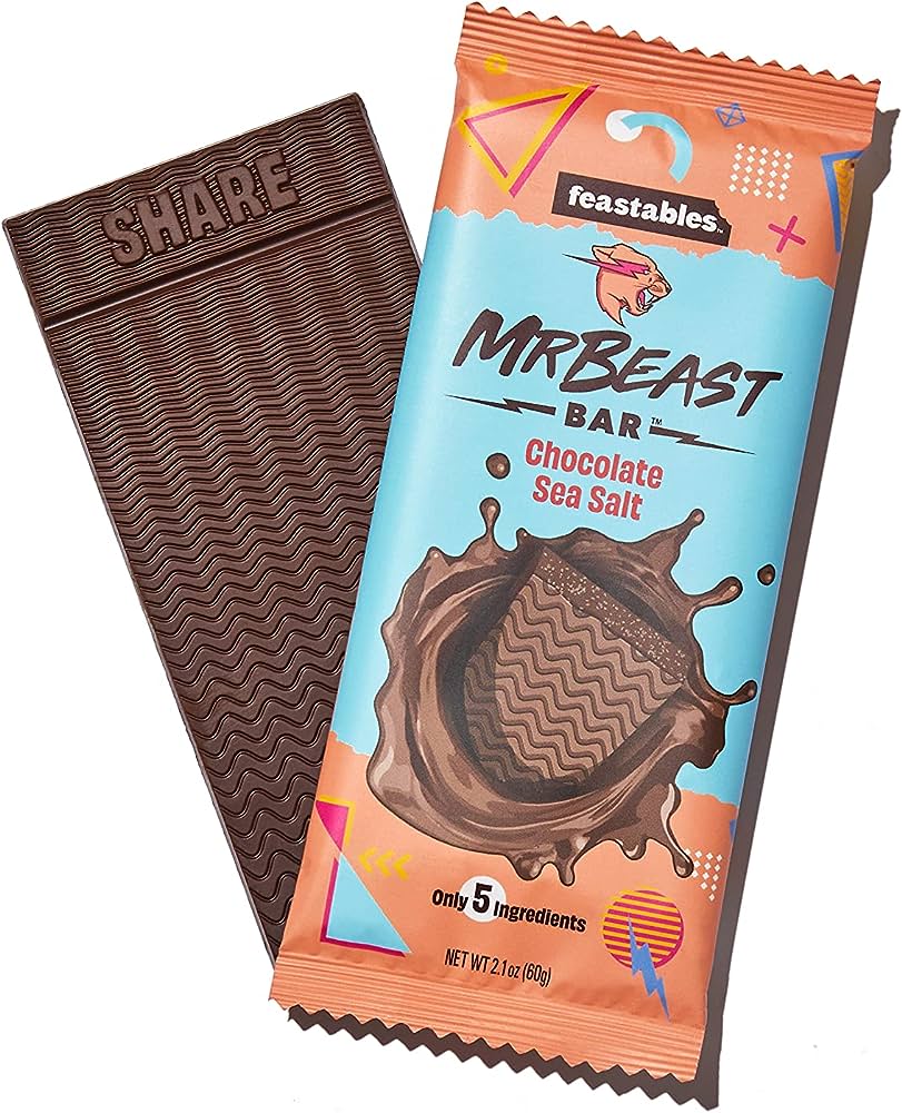 Feastables MrBeast Bar - Chocolate Sea Salt (60g) USfoodz