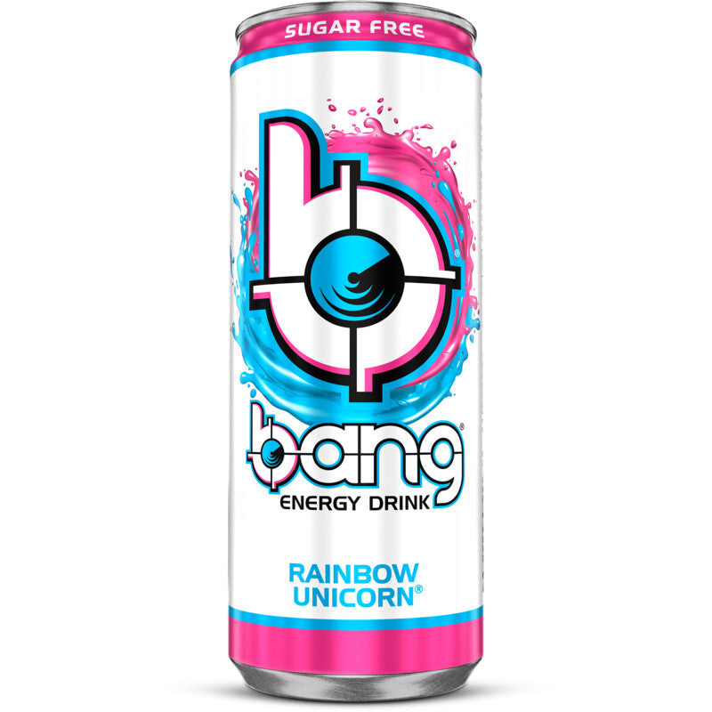 Bang Energy Drink, Rainbow Unicorn Sugar Free (500ml) (BBD 24-05-2023)