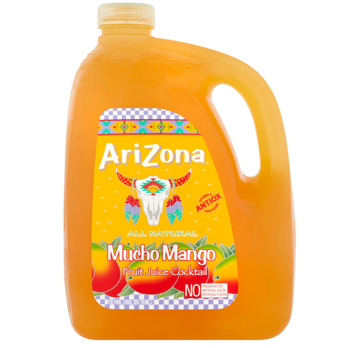 AriZona Mucho Mango Fruit Juice Cocktail, Gallon (3.78L) (BEST-BY DATE ...