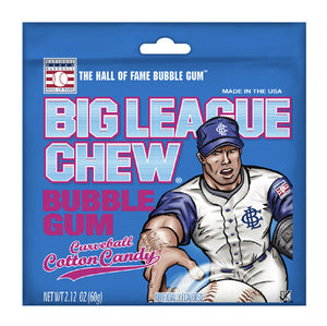 
            
                Laad afbeelding naar de Gallery viewer, Big League Chew Bubble Gum, Curveball Cotton Candy (60g)
            
        