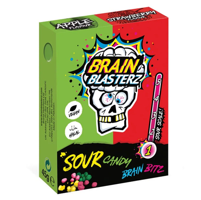 Brain Blasterz, Brain Bitz - Apple & Strawberry (45g)