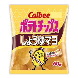 Calbee Potato Chips, Shoyu & Mayo (60g)