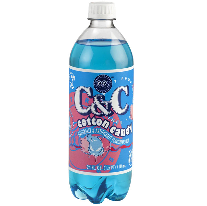 C&C Cotton Candy Soda (710ml)