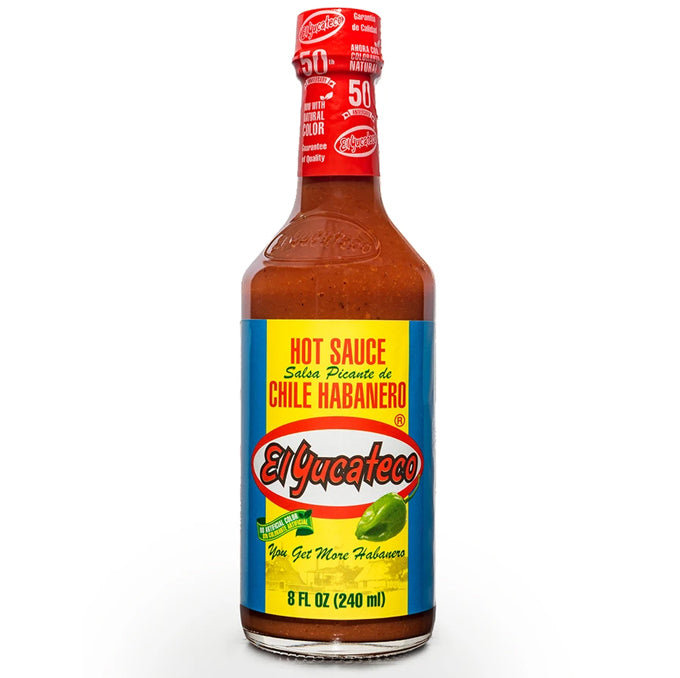 El Yucateco, Hot Sauce Chile Habanero (Red) (240ml)