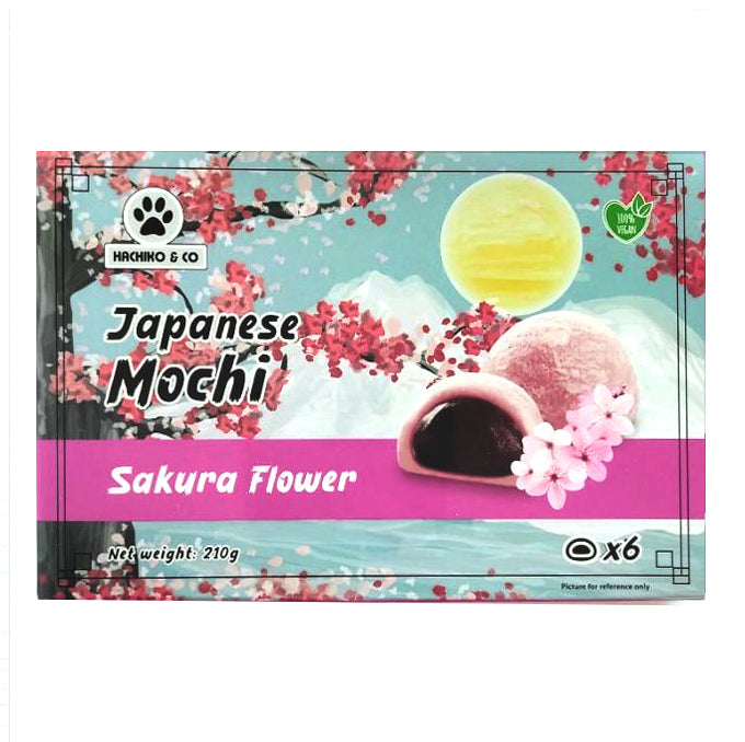 Hachiko & Co Japanese Mochi, Sakura Flower (210g)