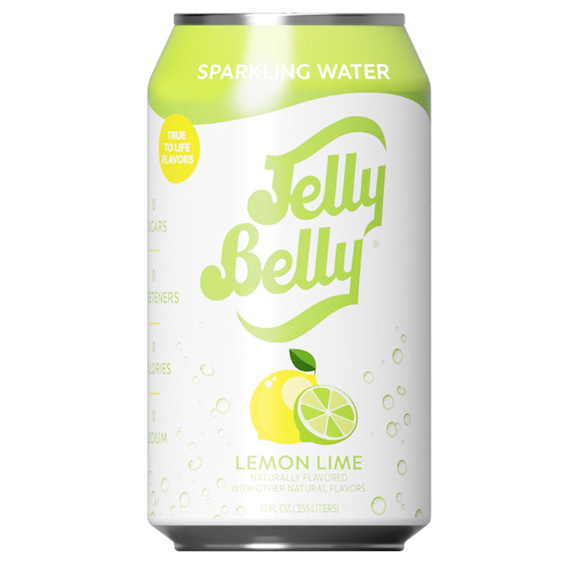 Jelly Belly Sparkling Water, Lemon Lime (355ml)