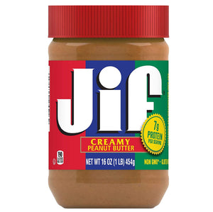 
            
                Laad afbeelding naar de Gallery viewer, JIF Creamy Peanut Butter (454g)
            
        