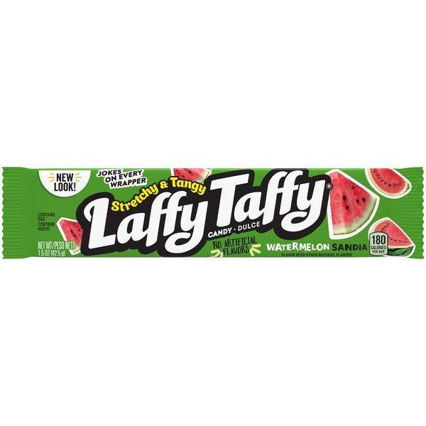 Laffy Taffy Stretchy and Tangy, Watermelon.