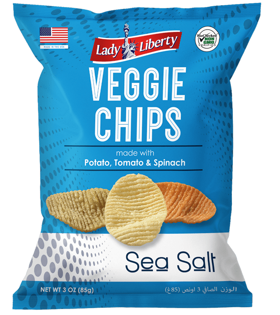 
            
                Laad afbeelding naar de Gallery viewer, Lady Liberty Veggie Chips, Sea Salt (85g)
            
        