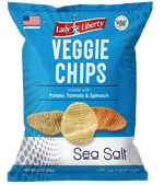 Lady Liberty Veggie Chips, Sea Salt (85g)