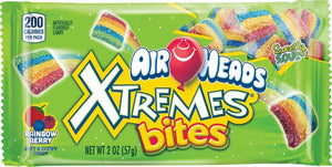 Air Heads Xtremes Bites, Rainbow Berry (57g)