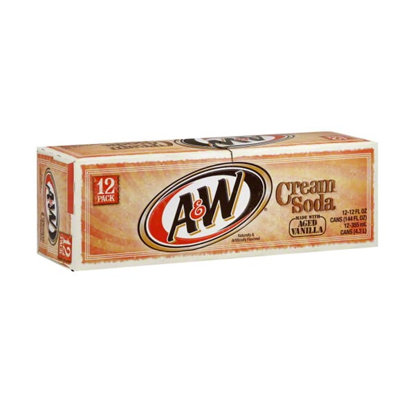 A&W Cream Soda, No Caffeine (355ml)