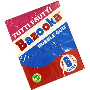 Bazooka Bubble Gum Tutti Frutti & Raspberry
