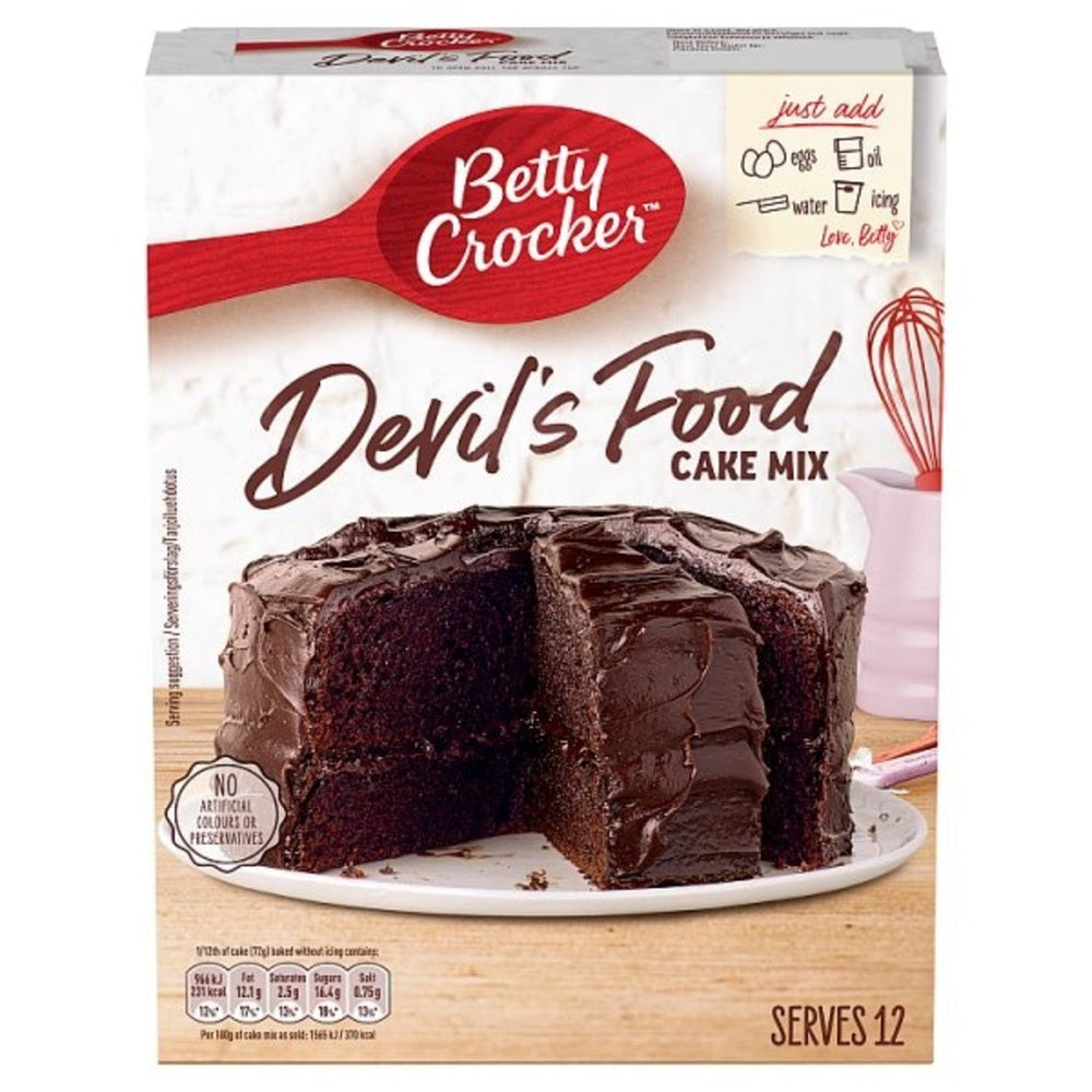 
            
                Laad afbeelding naar de Gallery viewer, Betty Crocker Devil&amp;#39;s Food Cake Mix (425g)
            
        