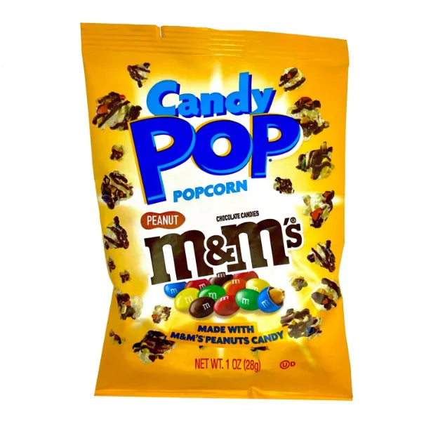Candy Pop Candy Pop Popcorn, M&M's Peanuts Candy (28g) – USfoodz