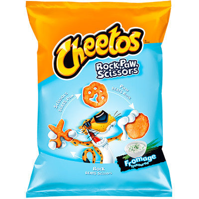 Cheetos Rock, Paw, Scissors, Fromage Flavoured (145g)