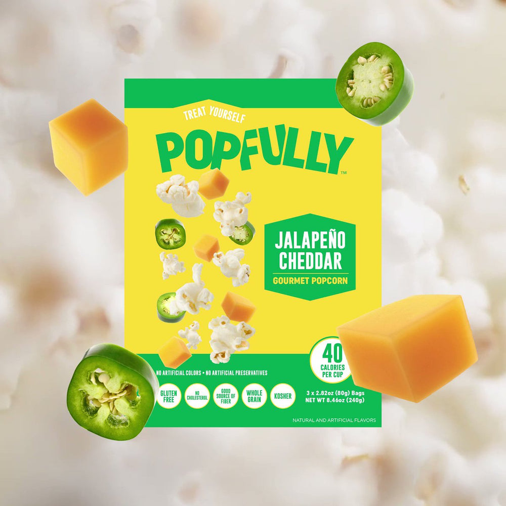 Popfully - Jalapeno Cheddar, 3-Pack (240g) Online kopen bij USfoodz