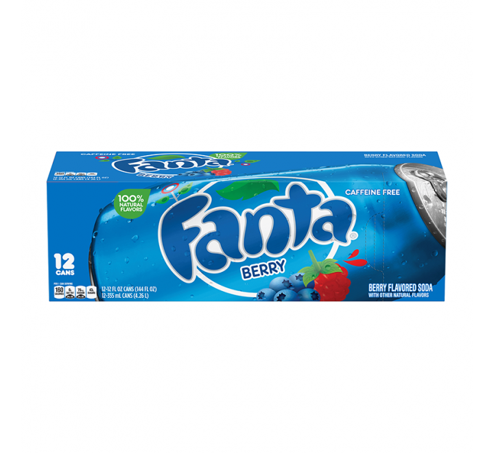 Fanta Berry ,12 Cans Fridge Pack (355ml)