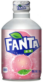 Fanta White Peach Bottle (Japan) (300ml) USfoodz