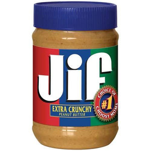 Jif Extra Crunchy Peanut Butter Jumbo Size (1.13kg)
