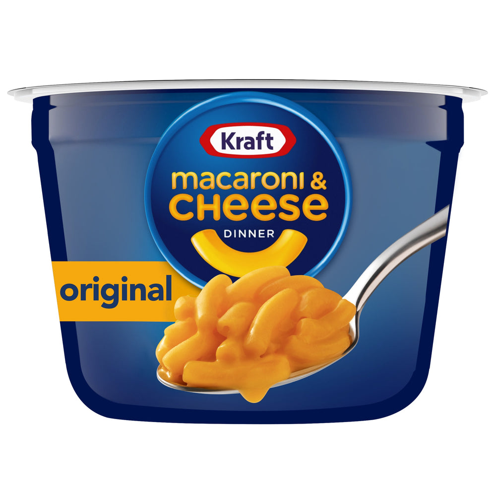 
            
                Laad afbeelding naar de Gallery viewer, Kraft Macaroni &amp;amp; Cheese Dinner Cup, Original (58g)
            
        