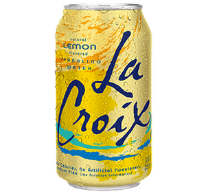 La Croix Sparkling Water, Lemon (355ml)
