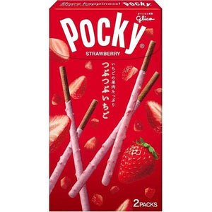Pocky Strawberry Flavor 2-Packs (Red) (100g)