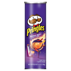 Pringles Extra Hot, Chili & Lime (158g)