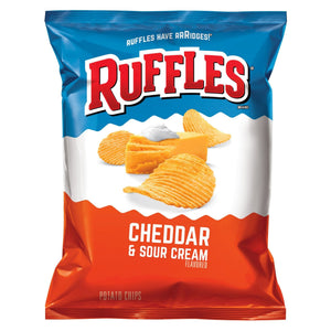 Ruffles Cheddar & Sour Cream Potato Chips (184g)