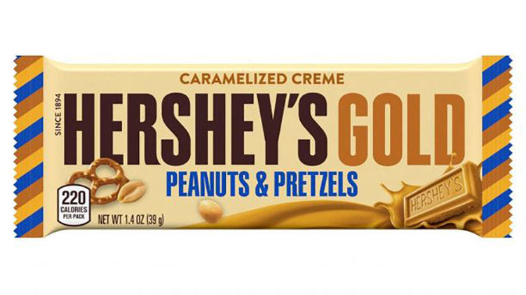 Hershey's Gold Peanut & Pretzels Bar (39g)